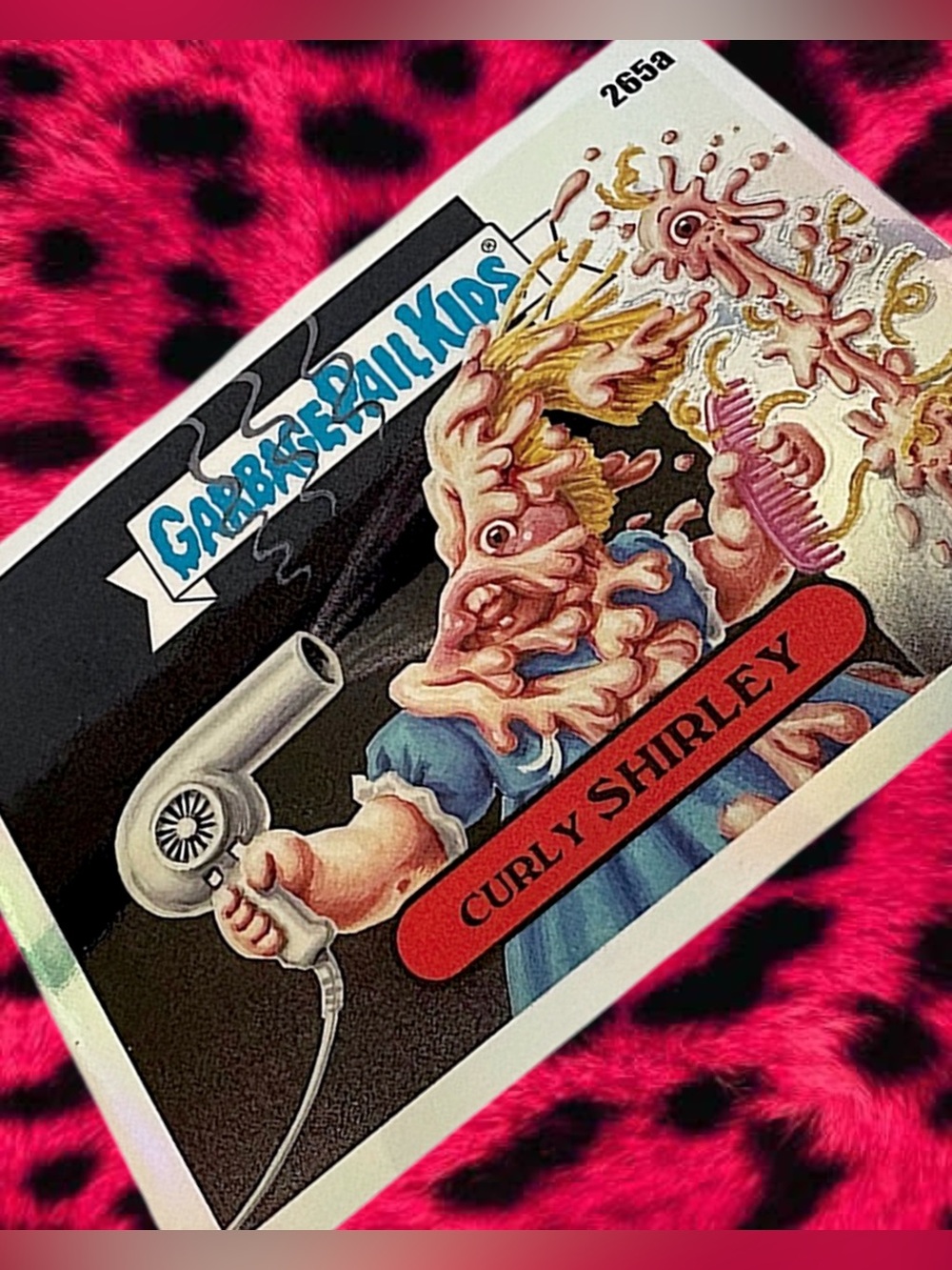 Curley Shirley - 2024 Garbage Pail Kids Sticker Card
